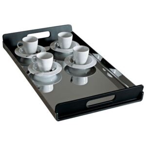 Vassily Tray by Alessi Black/Metal