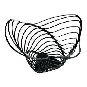 Trinity Basket - / Ø 16.5 x H 33 cm by Alessi Black