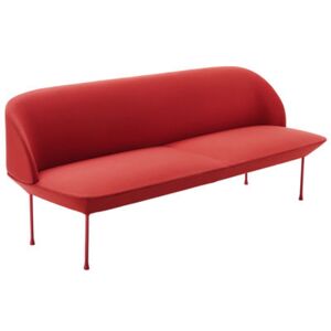 Oslo Straight sofa by Muuto Red