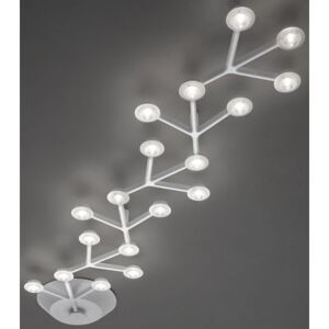 LED NET Ceiling light - Line- L 125 cm by Artemide White