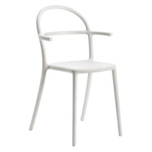 Generic C Stackable armchair - / Polypropylene by Kartell White