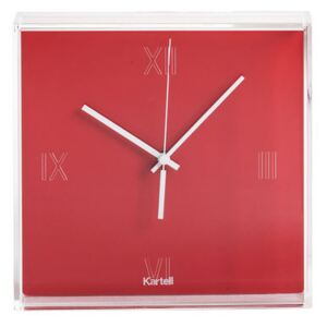 Tic & Tac Wall clock by Kartell Red/Orange