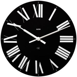 Firenze Wall clock by Alessi Black