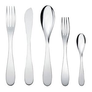 Eat.it Cutlery set - 1 person / 5 pieces by Alessi Metal