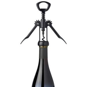 Black-Black Bottle opener - Winged lever corkscrew by L'Atelier du Vin Black