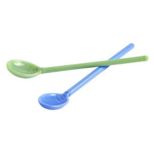 Mono Spoon - / Glass - Set of 2 - L 15 cm by Hay Multicoloured