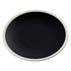 Sicilia Soup plate - / Ø 24 cm by Maison Sarah Lavoine Black