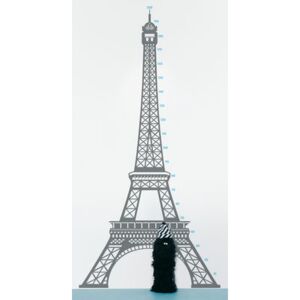 Measuring souvenir from Paris Sticker - Height gauge by Domestic Grey