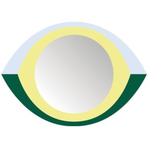 The Eye Mirror - 48 x 35 cm by Domestic Multicoloured