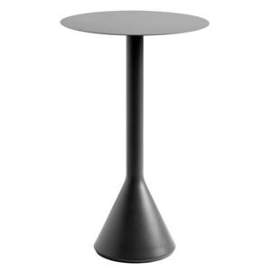 Palissade Cone High table - / Ø 60 x H 105 cm - Steel by Hay Grey/Black