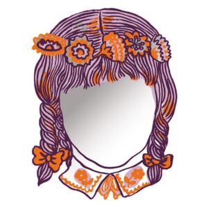 Fille self-sticking mirror - autocollant by Domestic Mirror