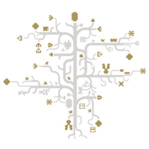 Tree Gold Sticker by Domestic Grey/Gold/Silver