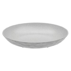 Club Soup plate - / Ø 21 cm - Organic plastic by Koziol Grey