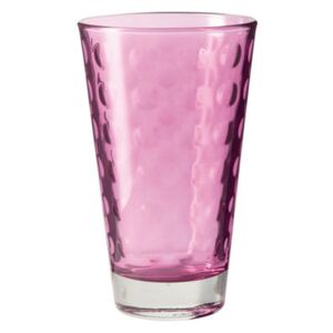 Optic Long drink glass - H 13 x Ø 8 cm - 30 cl by Leonardo Purple