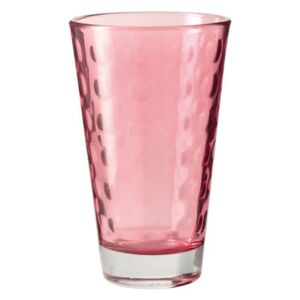 Optic Long drink glass - H 13 x Ø 8 cm - 30 cl by Leonardo Red