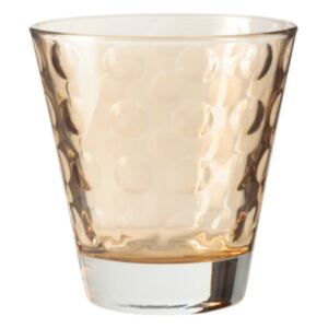 Optic Whisky glass - H 9 x Ø 8,5 cm - 25 cl by Leonardo Orange/Brown
