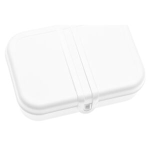 Pascal Large Lunch box - With separator by Koziol White