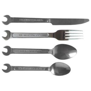 DIY Cutlery set - / Set of 4 by Diesel living with Seletti Metal