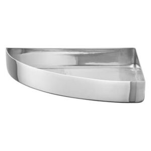 Unity Tray - / Quarter-circle - L 11 cm by AYTM Grey/Silver/Metal