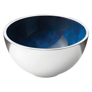 Stockholm Horizon Small dish - Ø 10 x H 5 cm by Stelton Blue/Metal