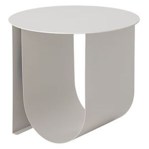 Cher End table - / Ø 43 cm - Metal / Built-in magazine holder by Bloomingville Grey