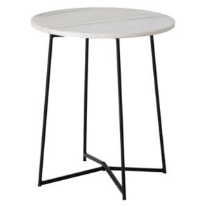 Anou End table - / Marble - Ø 30.5 cm by Bloomingville White