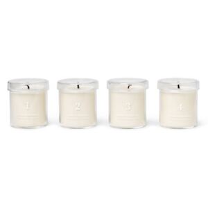 Cannelle Scented candle - / Advent calendar - Set of 4 by Ferm Living White