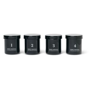 Cannelle Scented candle - / Advent calendar - Set of 4 by Ferm Living Black