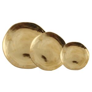 Imperfect Plate - / Set of 3 by & klevering Gold