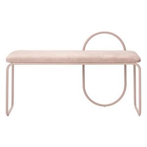 Angui Padded bench - / Velvet - L 110 cm by AYTM Pink