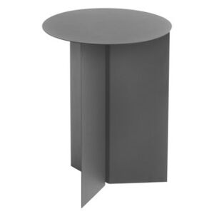 Slit Round End table - / Top - Ø 35 X H 47 cm by Hay Black