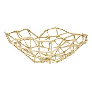 Bone Extra Large Basket - Ø 60 cm by Tom Dixon Gold/Metal