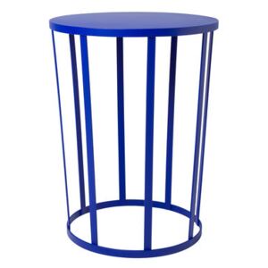 Hollo End table - Stool / Ø 35 x H 44 cm by Petite Friture Blue