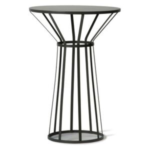 Hollo Small table - H 73 cm by Petite Friture Grey/Black