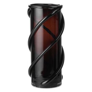 Entwine Large Vase - / Mouth-blown glass - H 31 cm by Ferm Living Brown