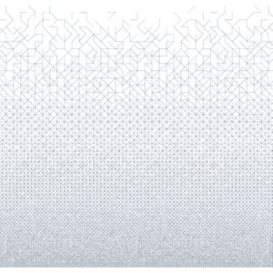 Modular Panoramic Wallpaper - 2 bands by Bien Fait White/Black