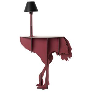 Diva Lucia Console - / Integrated lamp by Ibride Red