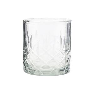 Vintage Whisky glass - / Engraved glass by House Doctor Transparent