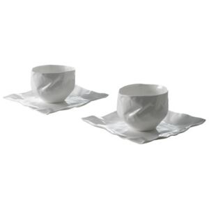 Adelaïde XIV Tableware set - 2 cups + 2 saucers by Driade Kosmo White