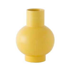 Strøm Small Vase - / H 16 cm - Handmade ceramic by raawii Yellow