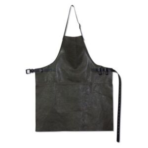 Apron - Barbecue / Leather by Dutchdeluxes Grey