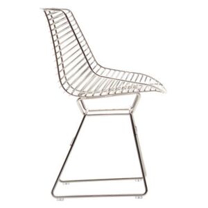 Flow Filo Chair by MDF Italia Silver/Metal