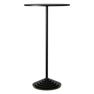 Solus High table - / Ø 60 x H 110 cm - Marble base by AYTM Black
