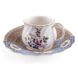 Hybrid Djenne Coffee cup - / Coffee cup + saucer set by Seletti Multicoloured