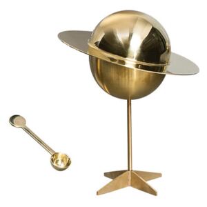 Cosmic Diner - Lunar Sugar bowl - With spoon by Diesel living with Seletti Gold