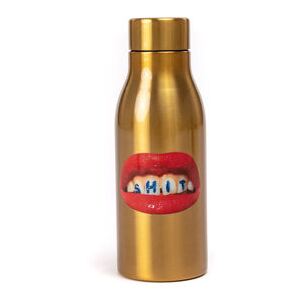 Toiletpaper - Shit Insulated flask - / Steel - 0.5 L by Seletti Gold
