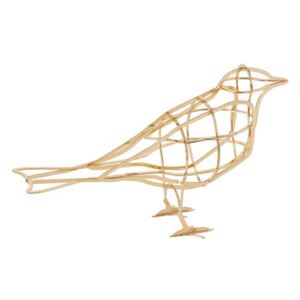 De l'Aube Decoration - / Metal bird by Ibride Gold/Metal