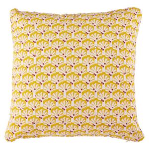 Envie d'ailleurs - Cocotiers Outdoor cushion - / 70 x 70 cm by Fermob Yellow