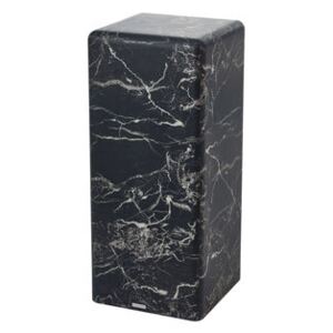 Marble look Medium End table - / H 76 cm – Marble effect by Pols Potten Black
