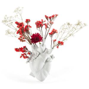 Love in Bloom Vase - / Human heart by Seletti White